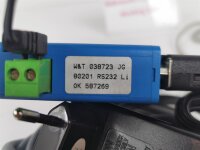 W&T 038723JG 80201 RS232 Li Interface Konverter