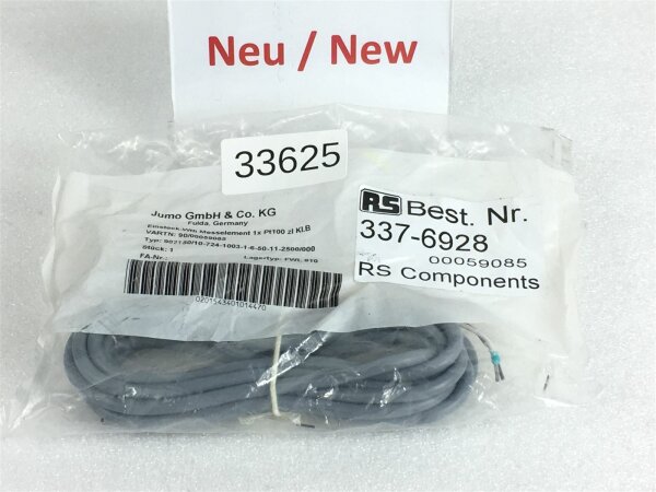 JUMO Einsteck-Wth Messelement 1x Pt100 zl KI.B 90/00059085