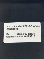 Liebert HIROSS 4303 308 01561 MICROFACE Steuerung 275297