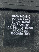 FESTO JD-5/2-D-3-C Pneumatikventil Ventil 151866