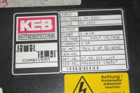 KEB Combivert 07.58.200-1289 Frequenzumrichter 1,4 KVA