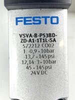 FESTO VSVA-B-P53BD-ZD-A1-1T1L-SA 572212 C002 Magnetventil...