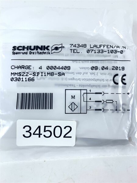 SCHUNK MMS22-SPI1MB-SA Magnetschalter Magnet Schalter 0301166