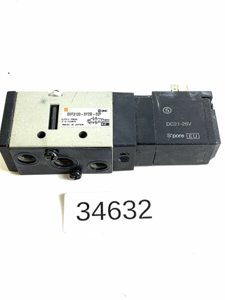 SMC EVF3133-5YOB-02F Magnetventil Elektromagnetventil