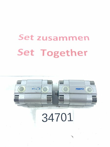 2 STÜCKE SET FESTO ADVU-12-5-P-A Zylinder Kompaktzylinder 156500
