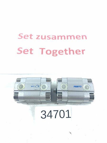 2 STÜCKE SET FESTO ADVU-12-5-P-A Zylinder Kompaktzylinder 156500