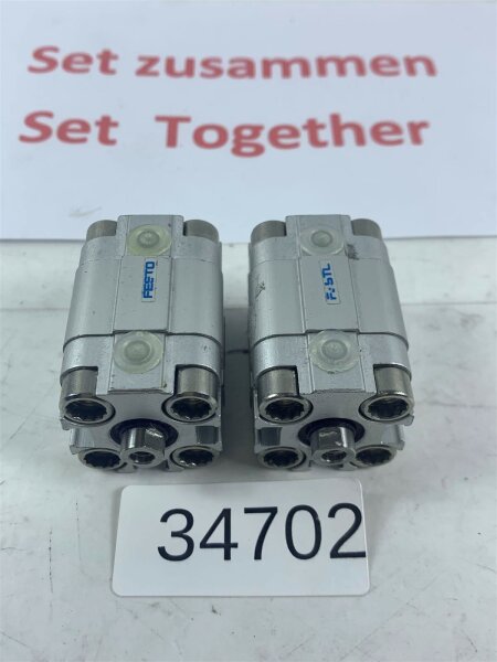 2 STÜCKE SET FESTO ADVU-16-5-P-A Zylinder Kompaktzylinder 156507