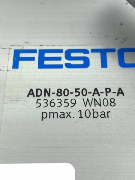 Festo ADN-80-50-A-P-A 536359 Kompaktzylinder 10 bar Neu Zylinder 