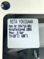 ROTA YOKOGAWA 294716/001 Durchflussmesser