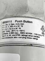 STAHL 8003/111 PTB 02 ATEX 1057 X Push Button Drucktaster