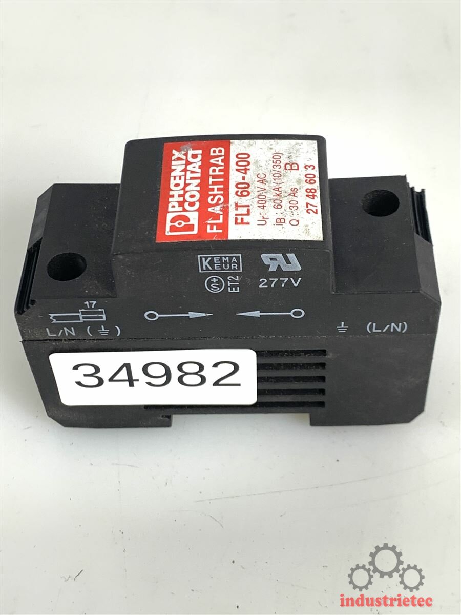 Relè Scaricatore Phoenix Contact FLT 35-260 – Flashtrab, Usato Ma Funzionante