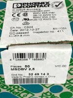 Phoenix Contact MSDBV 2,5 Reihenklemme 3249143