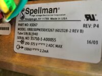Spellman XRB150PN330X3267 Generator X3267