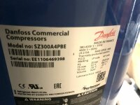 Danfoss SZ300A4PBE Kompressor Verdichter Commercial...