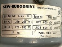 SEW 0,55 Kw 56 min Getriebemotor R37 DT80K4/BMG/TH/VS Gearbox