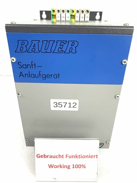 BAUER SOFT-AG 26.660 Sanft-Anlaufgerät 29,7 KVA