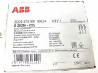 ABB 2CDS 273 001 R0254 Sicherungsautomat Circuit Breaker S 203M-C25