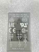INHALT 10 stk ABB 1SVR405611R1000 CR-M024DC2 Steckbare Interface Relais