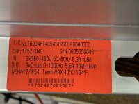Danfoss VTL6004HT4C54STR3DLF00A00C0 Frequenzumrichter 4,8 kVA