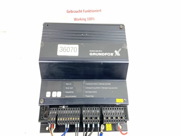 GRUNDFOS CU3 V04 Controll Unit 62.61 86