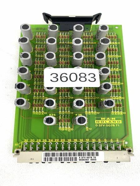 Man Roland 0 37V 0076 71 A 37V 0076 70 5630262 0003 Relaiskarte Platine