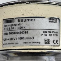 HÜBNER Baumer GTB 9.06 L /420 K Tachogenerator