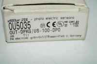 IFM efector 200 0U5035 Photo Sensor OUT-DPKG/US-100-DP0