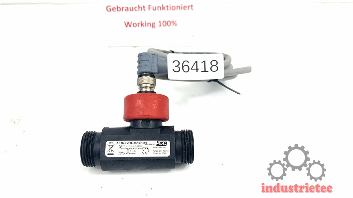 SIKA VT1541KROFIN08 Flow Sensor, 75,00