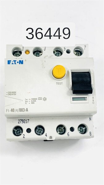 EATON FI-40/4/003-A FI-Schutzschalter 279217