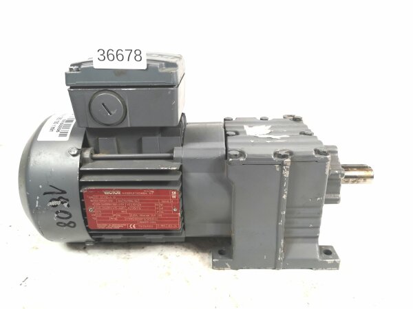 VECTOR 0,37 KW 100 min Getriebemotor R17DT71D-4 IS Gearbox