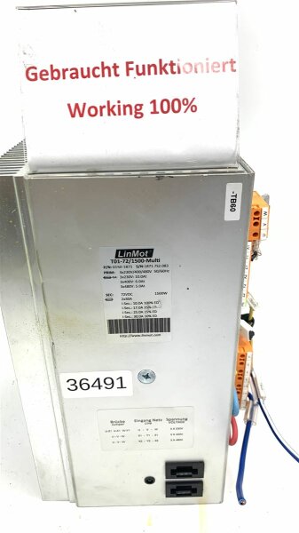 LinMot T01-72/1500-Multi 0150-1871 Multi Servo Driver 1500W