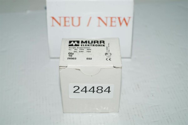 10 X  MURR Elektronik 26503 E02 Surge Suppressor