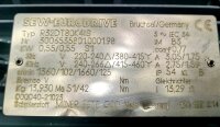 SEW 0,55 KW 102 min Getriebemotor R32DT80K4IS Gearbox