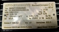 SEW 0,55 KW 133 min Getriebemotor WA30/TDT80K4/BMG Gearbox