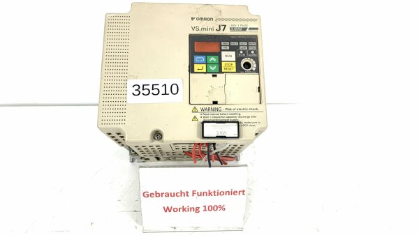 OMRON VS mini J7 CIMR-J7AZ43P0 Frequenzumrichter 3,0KW
