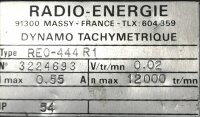 RADIO-ENERGIE RE0-444 R1 Tachogenerator