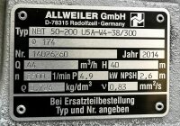 ALLWEILER NBT 50-200 U5A-W4-38/300 Spiralgehäuse Kreiselpumpe