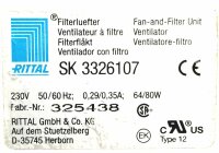 RITTAL SK 3326107 Filterlüfter Lüfter...