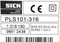 SICK  PLS101-316 Laserscanner 1016190