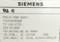 Siemens DIN 41752 Stromversorgung Modular Power Supply