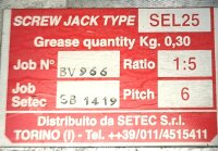 Costameccanica SEL25 Getriebe Ratio = 1/5