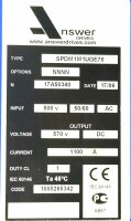 Nidec SPDM1M1UGE70 Inverter Frequenzumrichter  ANSWER...