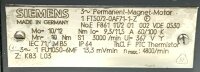 Siemens 1 FT5072-0AF71-1-Z Perm. Magent Motor
