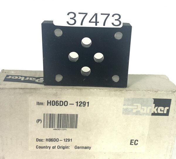 Parker H06D0-1291 Zwischenplatte H06D01291