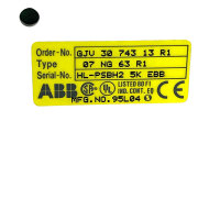 ABB PROCONTIC T200 07 NG 63 R1 Power Supply