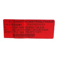 Danfoss VLT5005PT5C54STR3DLF00A00 Frequenzumrichter...