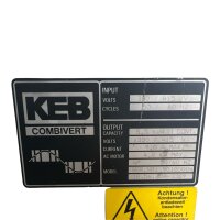 KEB COMBIVERT 12.56.20A-3389 Frequenzumrichter 5,5 KVA