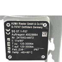 AUMA SG 07.1-F07 SD00 50-2/60 Schwenkantrieb Drehantrieb