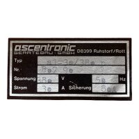 Ascentronic a1-30/380 p Regel Kontrollgerät 380V 50Hz