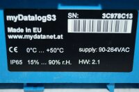 nivus NLM0S3SETAC  Messumformer  mydatalogs3